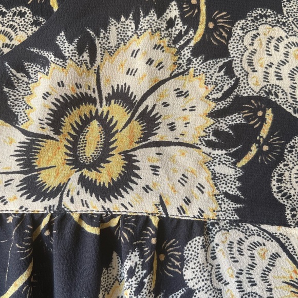 ETRO Floral Silk Mini Dress size 44 fits an 8 or 10 Like New - Picture 9 of 15